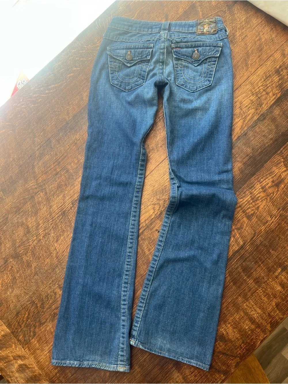 True Religion Women's Medium Blue Bootcut Jeans